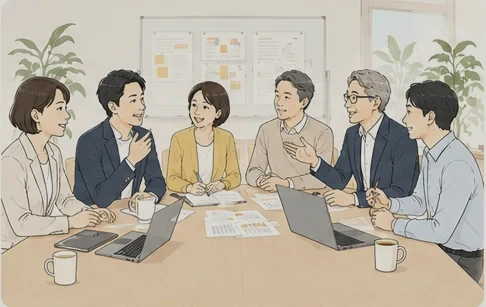 保育園譲渡経験者の座談会イメージ