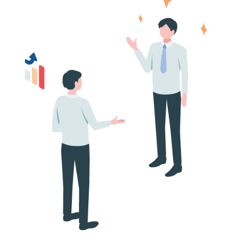 秘密の箱に鍵をかけるイラスト